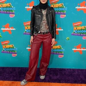 The Ragged Priest - Red leather pants